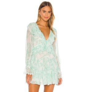 Lovers + Friends Mini PastelMint Dress